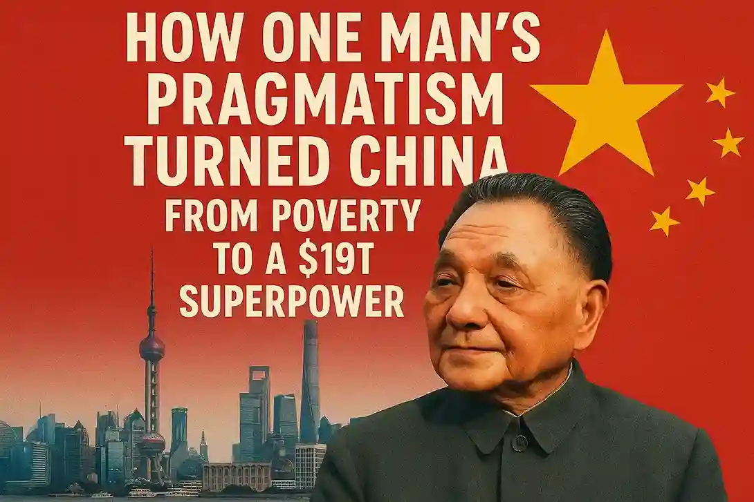 A historical portrait of Deng Xiaoping, the architect of modern China's economic reforms.