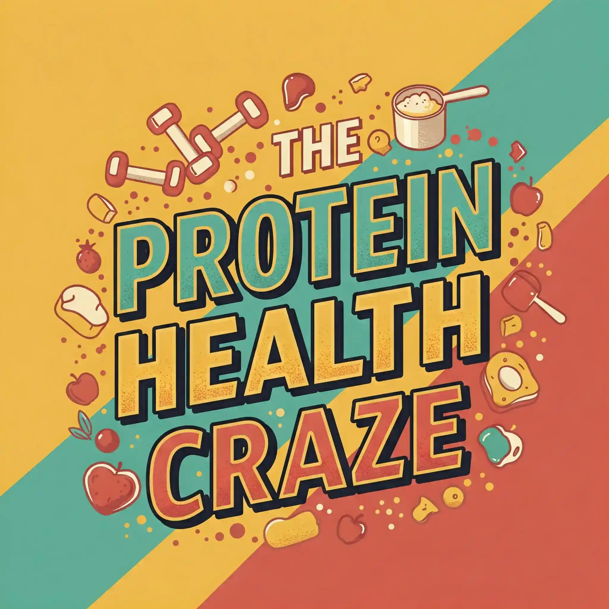 Infographic summarizing the protein health craze