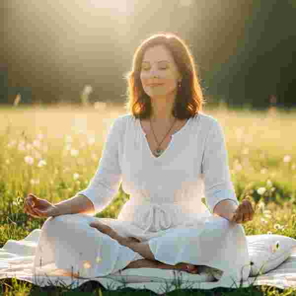 Woman holding calendar with menstrual cycle dates marked