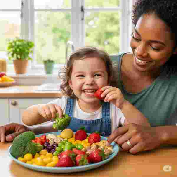 Happy mealtime with children